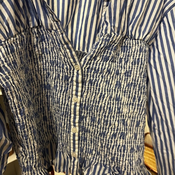 Blue and White Stripped Shirt - Picture 3 of 3